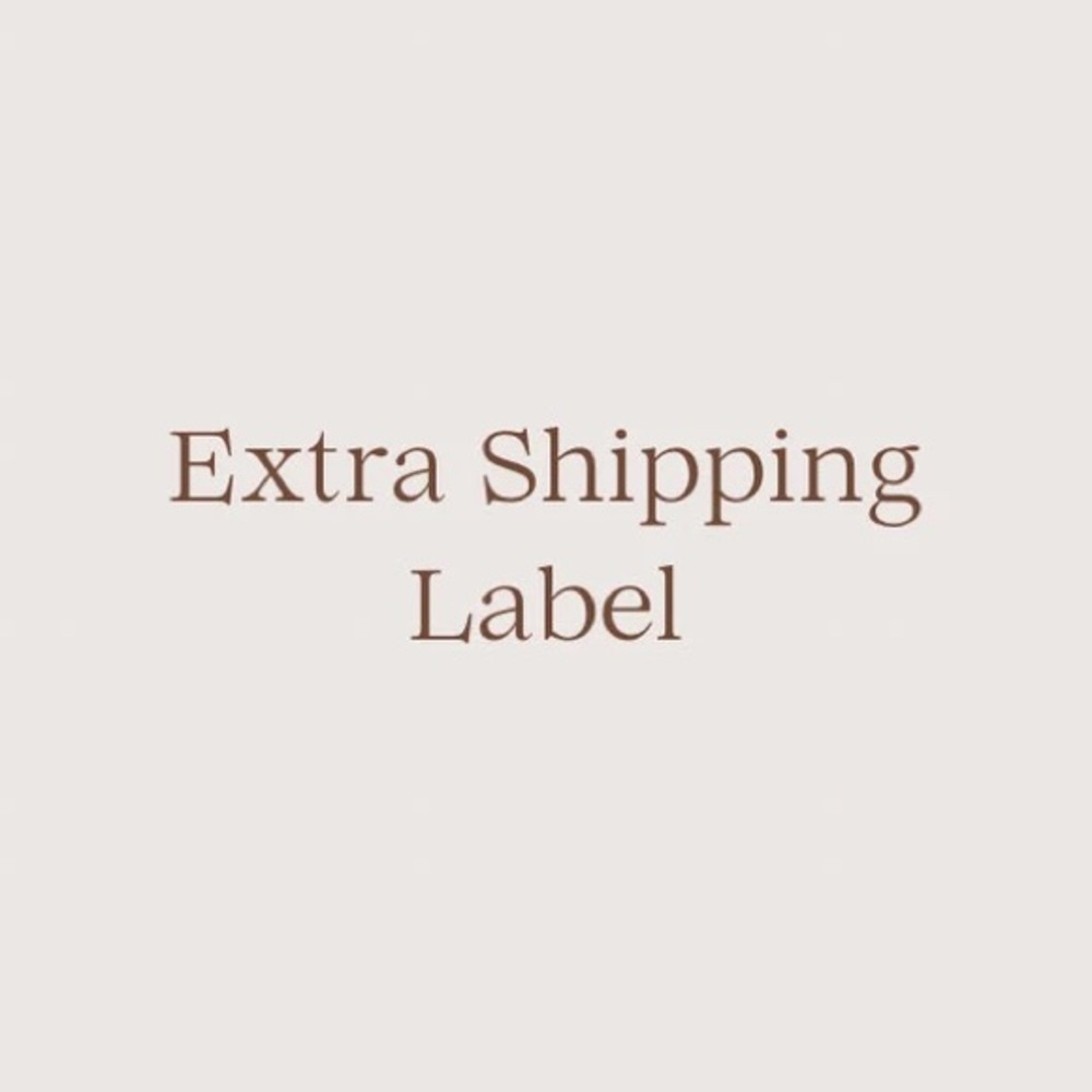 Extra Shipping Label